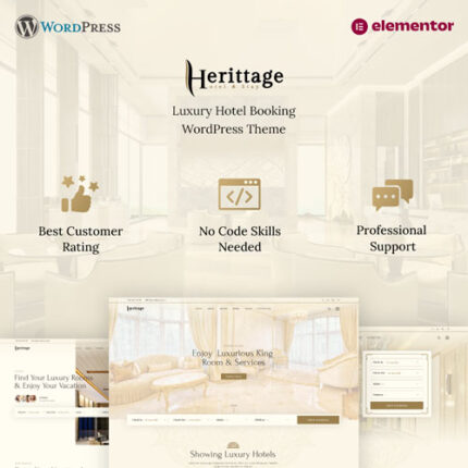 Herittage – Hotel Booking WordPress Theme
