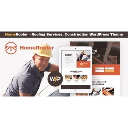 HomeRoofer | Roofing Company Services & Construction WordPress Theme