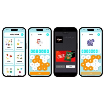 Honey Word Puzzle Game | SwiftUI Full iOS Game For Kids