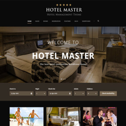 Hotel Master | Hotel WordPress Theme For Hotel Booking