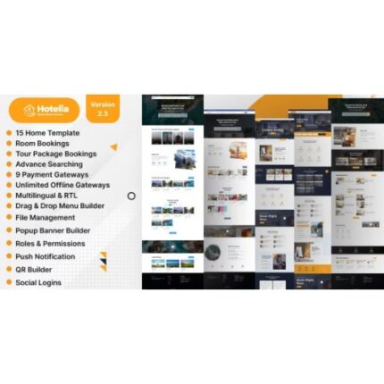 Hotelia – Hotel Booking / Resort Booking Management Website