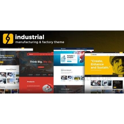 Industrial – Corporate, Industry & Factory WordPress Theme