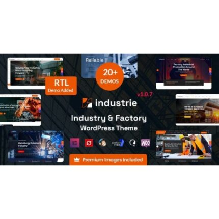Industrie – Factory & Industry WordPress Theme
