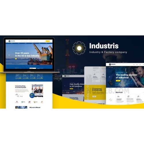 Industris-Factory-Business-WordPress-Theme.jpg Industris – Factory & Business WordPress Theme - Image 1