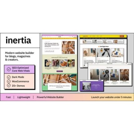 Inertia – Multipurpose Blog & Magazine WordPress Theme