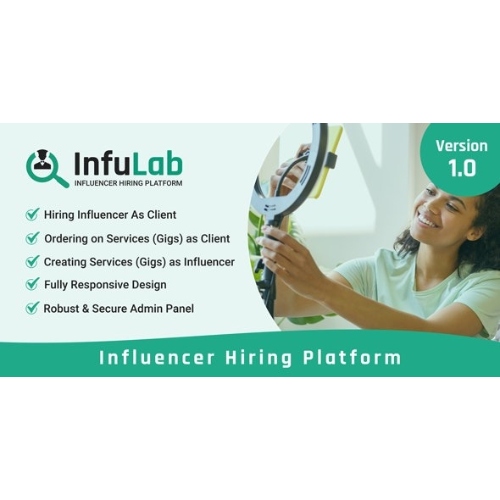 InfuLab-Influeloiiuuncer-Hiring-Platform-Nulled.jpg InfuLab – Influencer Hiring Platform - Image 1