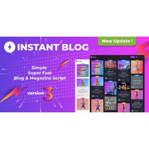 Instant-Blog-Fast-Simple-Blog-Php-Script.jpg Instant Blog – Fast & Simple Blog Php Script - Image 1