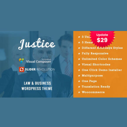 JUSTICE – Law & Business WordPress Theme