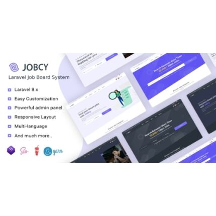 Jobcy – Laravel Job Board Multilingual System