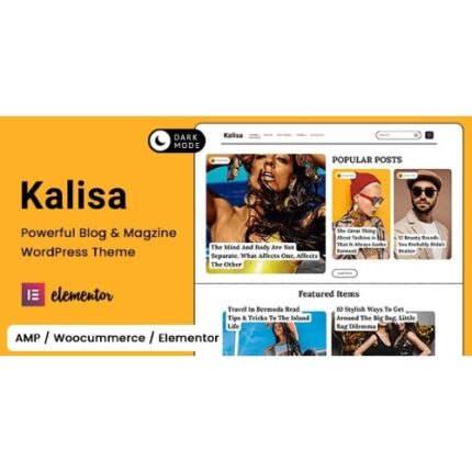 Kalisa | Blog & Magazine WordPress Theme