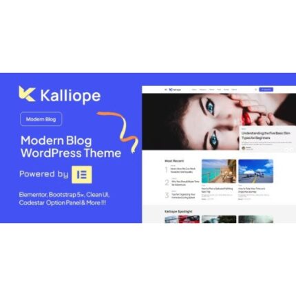 Kalliope – Modern Blog WordPress Theme