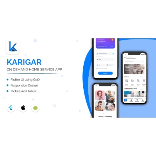 Karigar-On-Demand-Home-Service-Handyman-App-Flutter-UI-Template.jpg Karigar – On Demand Home Service Handyman App – Flutter UI Template - Image 1