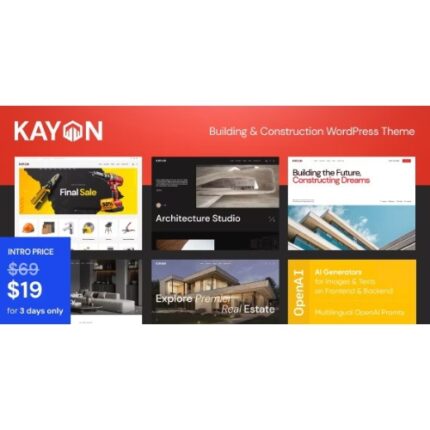Kayon – Building & Construction WordPress Theme