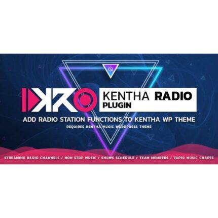 KenthaRadio – Addon for Kentha Music WordPress Theme To Add Radio Station and Schedule Functionality