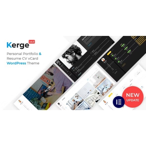 Kerge-Personal-Portfolio-Resume-Theme.jpg Kerge – Resume WordPress Theme - Image 1
