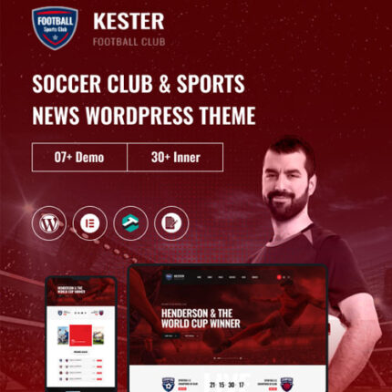 Kester – Soccer Club & Sports News WordPress Theme