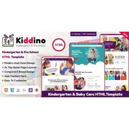 Kiddino – Kids & Kindergarten WordPress Theme
