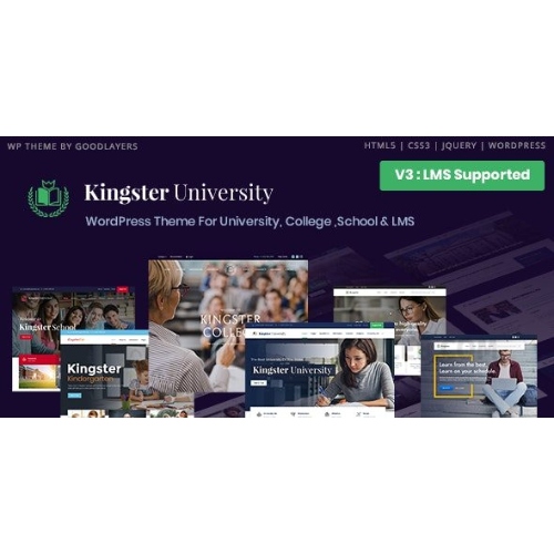 Kingster-LMS-Education-For-University-College-and-School.jpg Kingster – LMS Education For University, College and School - Image 1