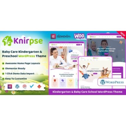 Knirpse – Kindergarten, Shool & Baby Care WordPress Theme