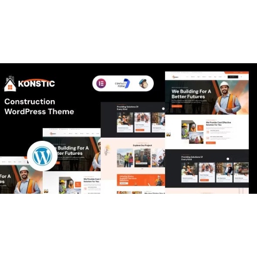 Konstic-Construction-WordPress-Theme.jpg Konstic – Construction WordPress Theme - Image 1