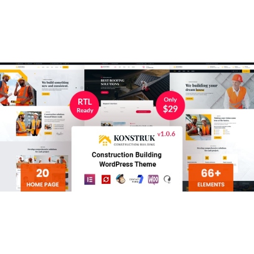 Konstruk-Construction-WordPress-Theme.jpg Konstruk – Construction WordPress Theme - Image 1