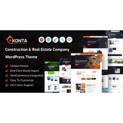 Konta – Construction and Real Estate Company WordPress Theme