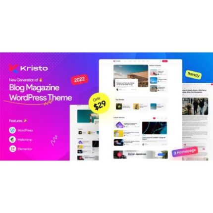 Kristo – Modern Magazine WordPress Theme