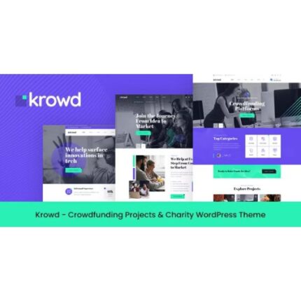 Krowd – Crowdfunding & Charity WordPress Theme