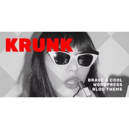 Krunk – Brave & Cool WordPress Blog Theme