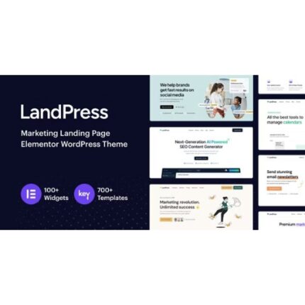LandPress – Marketing Landing Page Elementor WordPress Theme