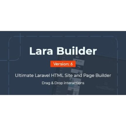LaraBuilder – Laravel Drag&Drop SaaS HTML site builder