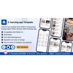 LearnUp UI App Template: Multi-Platform Programming Courses in Flutter (Android, iOS)| StudySage App