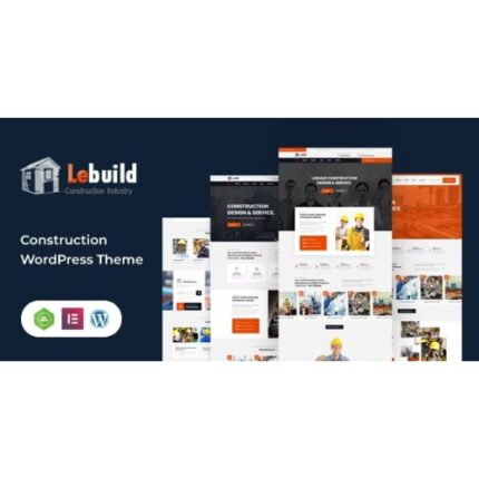 Lebuild – Construction Industry Company WordPress Theme