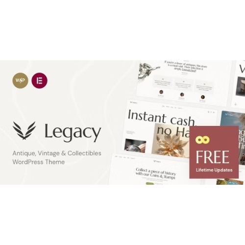 Legacy-Antique-Vintage-Collectibles-WordPress-Theme.jpg Legacy – Antique, Vintage & Collectibles WordPress Theme - Image 1