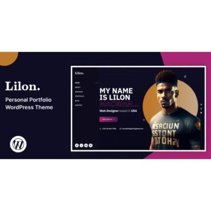 Lilon – Personal Portfolio WordPress Theme