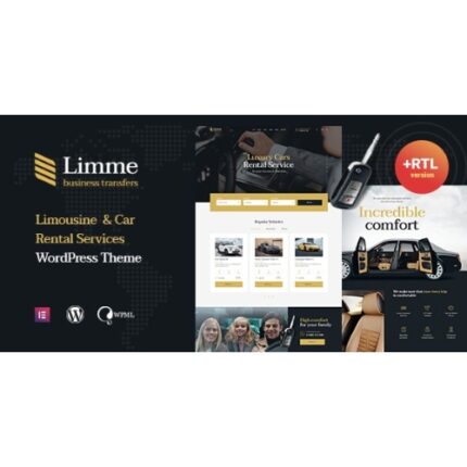 Limme – Limousine Transfers & Car Dealer WordPress Theme + RTL