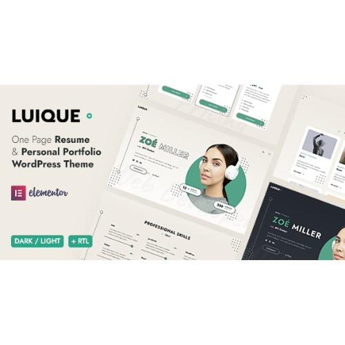 Luique-Personal-Portfolio-WordPress-Theme.jpg Luique – Personal Portfolio WordPress Theme - Image 1