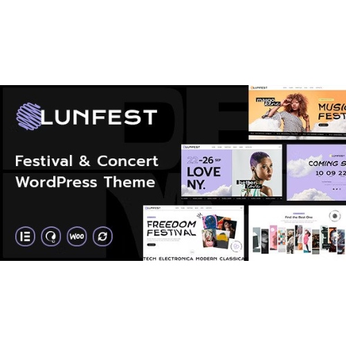 Lunfest-Festival-Concert-WordPress-Theme.jpg Lunfest – Festival & Concert WordPress Theme - Image 1