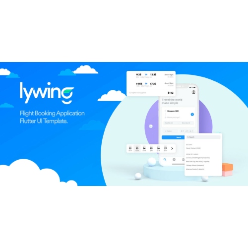 Lywing-Flutter-UI-Kit-1152x576-1.jpg Lywing – Flutter UI Kit - Image 1