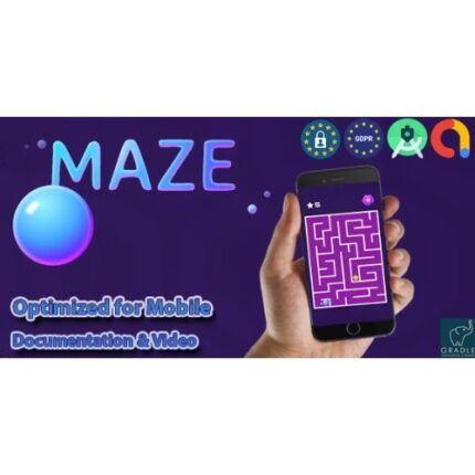 MAZE NEON (Admob + GDPR + Android Studio)