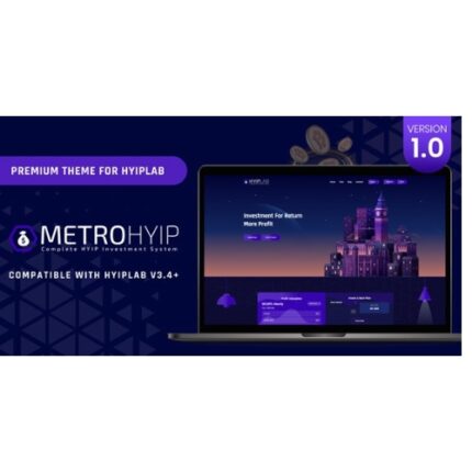METROHYIP – Premium Theme For HYIPLab