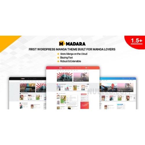 Madara-WordPress-Theme-for-Manga.jpg Madara – Responsive And Modern WordPress Theme For Manga Sites - Image 1