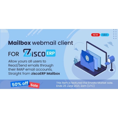 Mailbox-e-mail-client-for-ZiscoERP-v1.0.1.jpg Mailbox – e-mail client for ZiscoERP - Image 1
