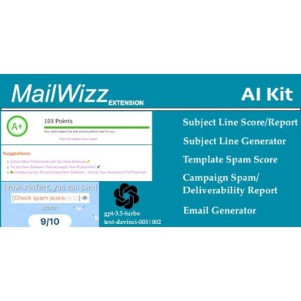 Mailwizz AI Kit – Spam and Subject Line Scoring with AI Content Generator supporting chatGPT