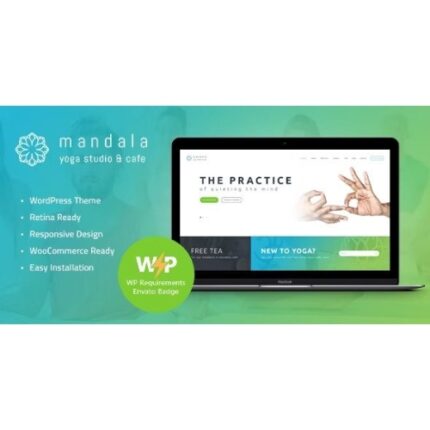 Mandala | Yoga Studio and Wellness Center WordPress Theme + AI