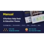 Manual – Documentation, Knowledge Base & Education WordPress Theme