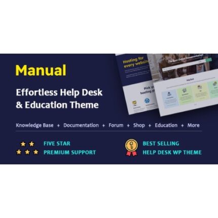 Manual – Documentation, Knowledge Base & Education WordPress Theme