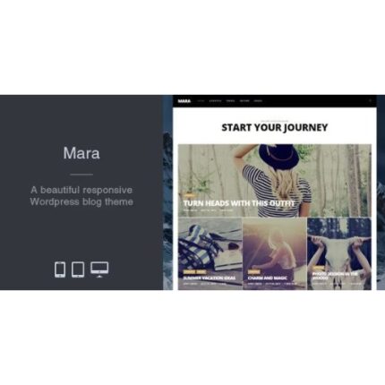 Mara – Beautiful Photo WordPress Blog Theme