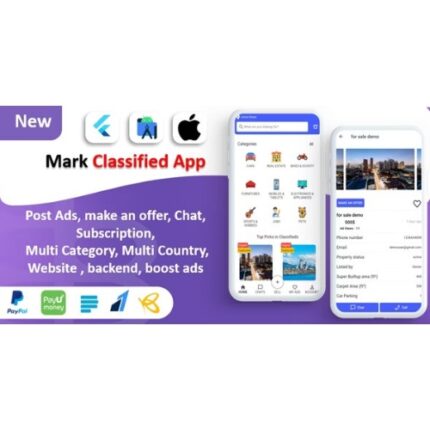Mark Classified App | Classified App | Multi Payment Gateways Integrated | Buy & Sell | Subscription