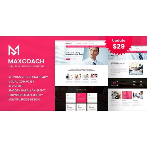 Maxcoach-Business-Consulting-WordPress-Theme.jpg Maxcoach – Business Consulting WordPress Theme - Image 1